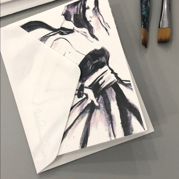 Watercolor Art Note Cards. Set of 8 - Picture 7 of 7